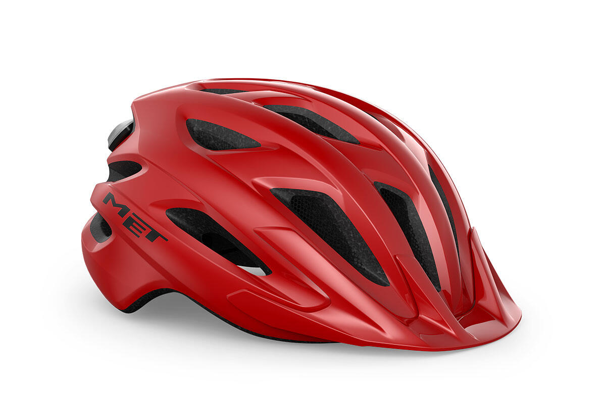 Kask rowerowy MET Crossover - Czerwony