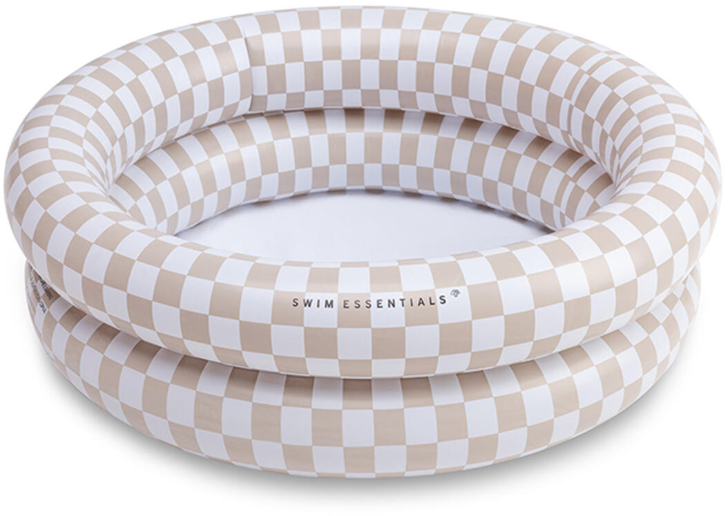 Basen dla niemowląt Swim Essentials - beżowy - Checkmate - Ø 60 cm