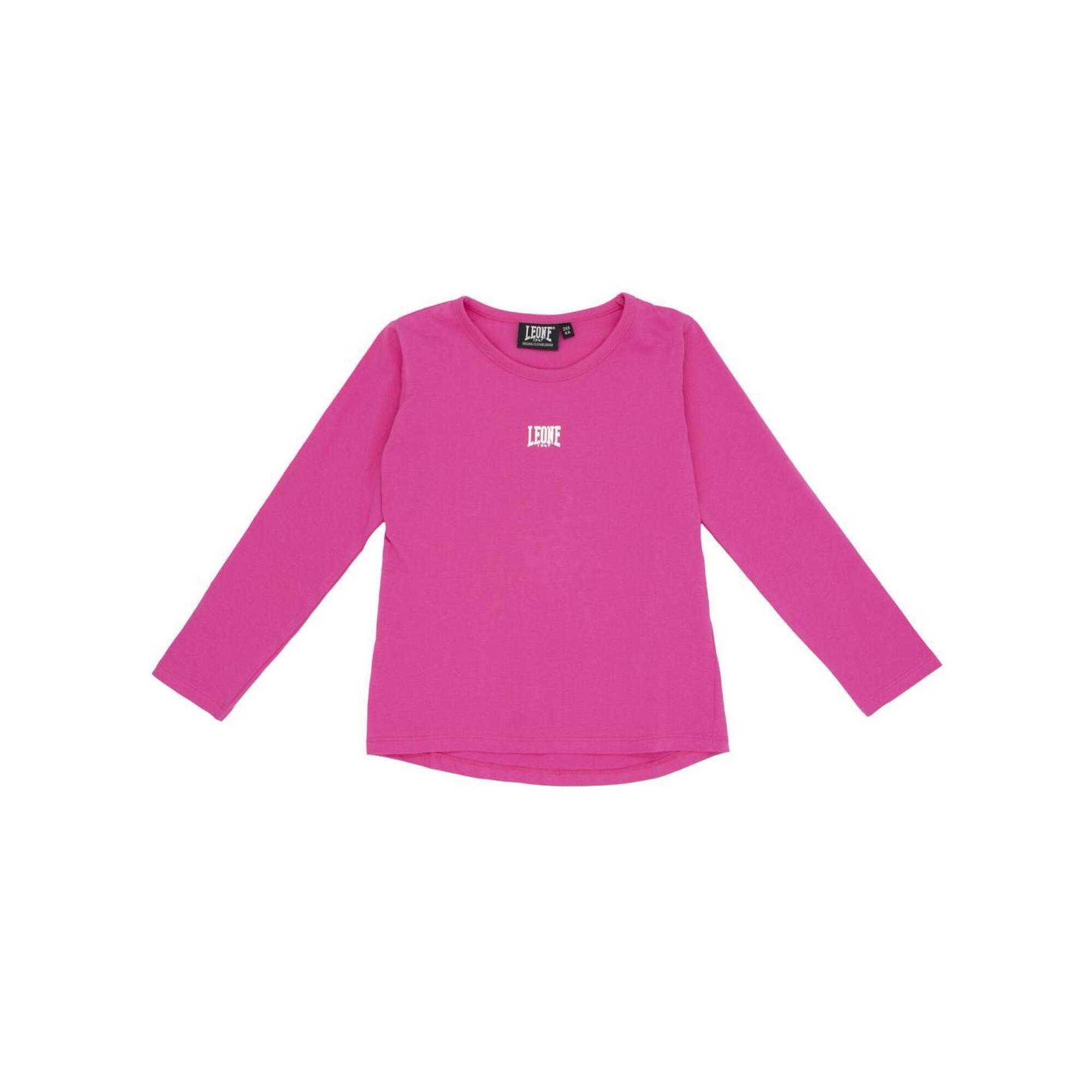 Dziewczęca koszulka Leone z długim rękawem Pink Girl