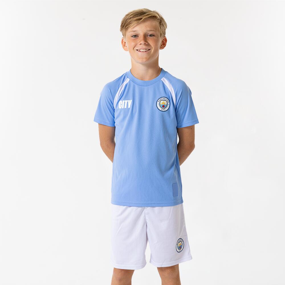 Strój domowy Manchester City dla dzieci 25/26