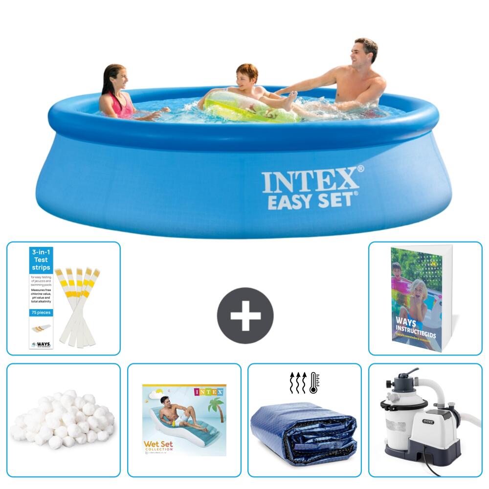 INTEX Basen Easy Set Okrągły - 305x76 cm - 7-częściowy S5