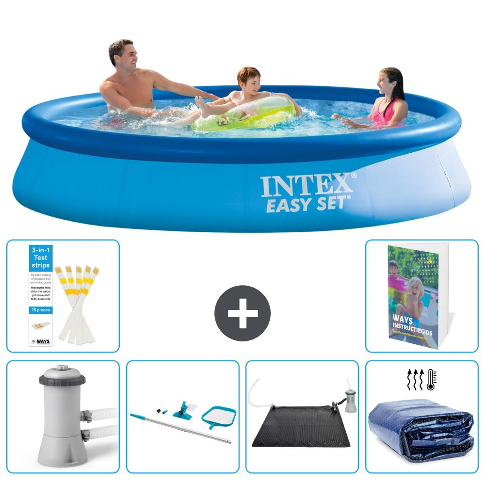 INTEX Basen Easy Set Okrągły - 366x76 cm - 7-częściowy S235