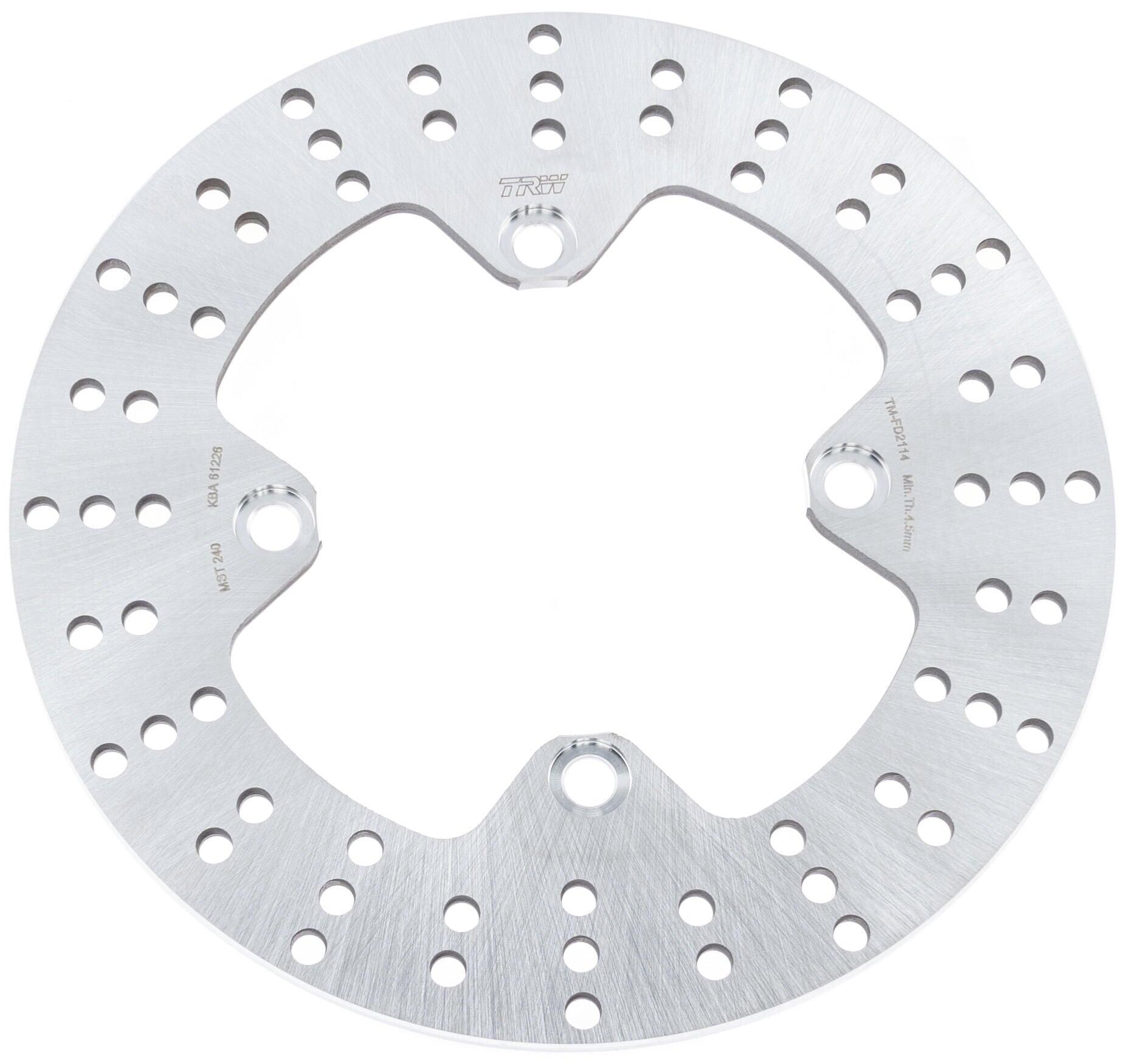 TRW Lucas tarcza hamulcowa MST240 240 mm