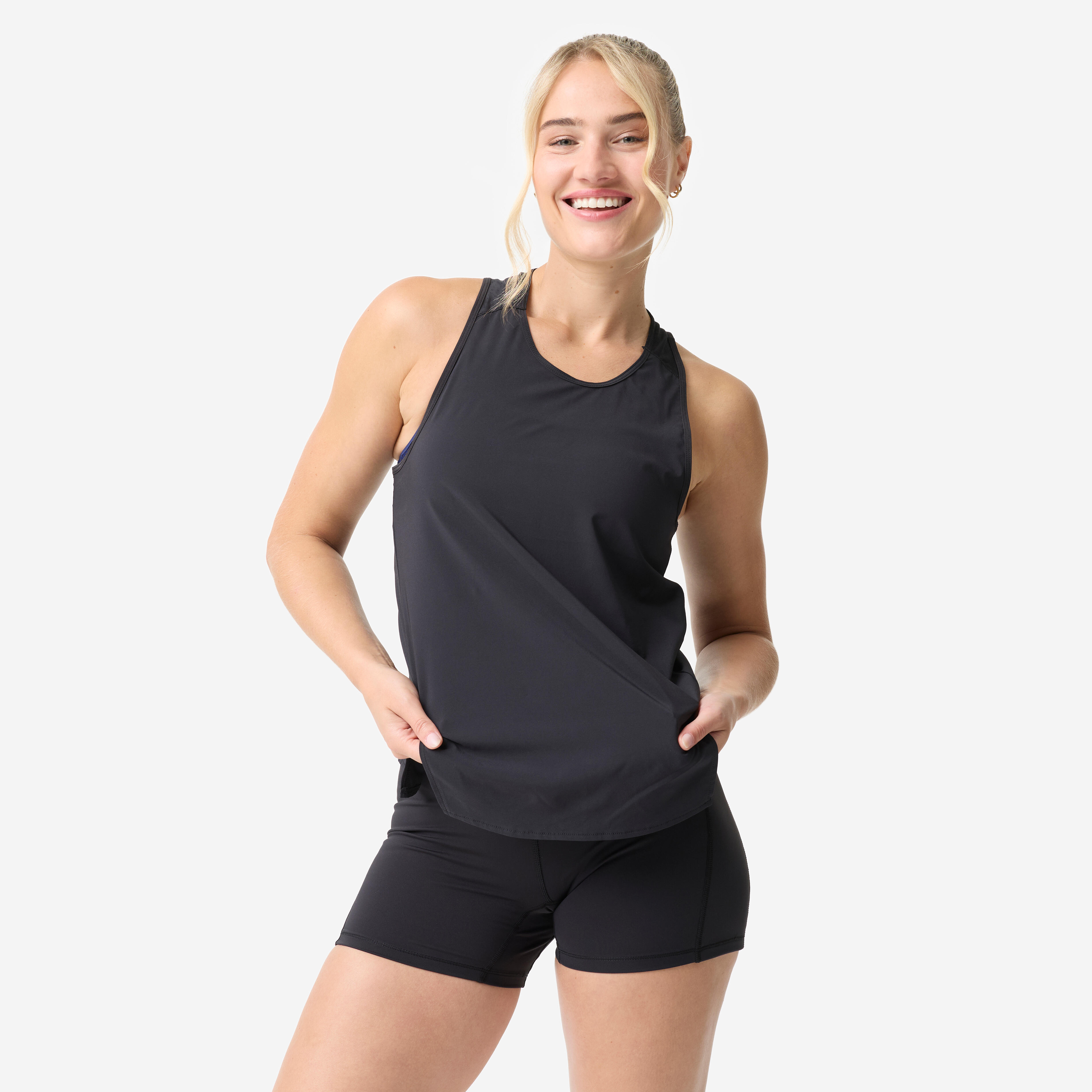 Koszulka fitness damska Domyos bez rękawów