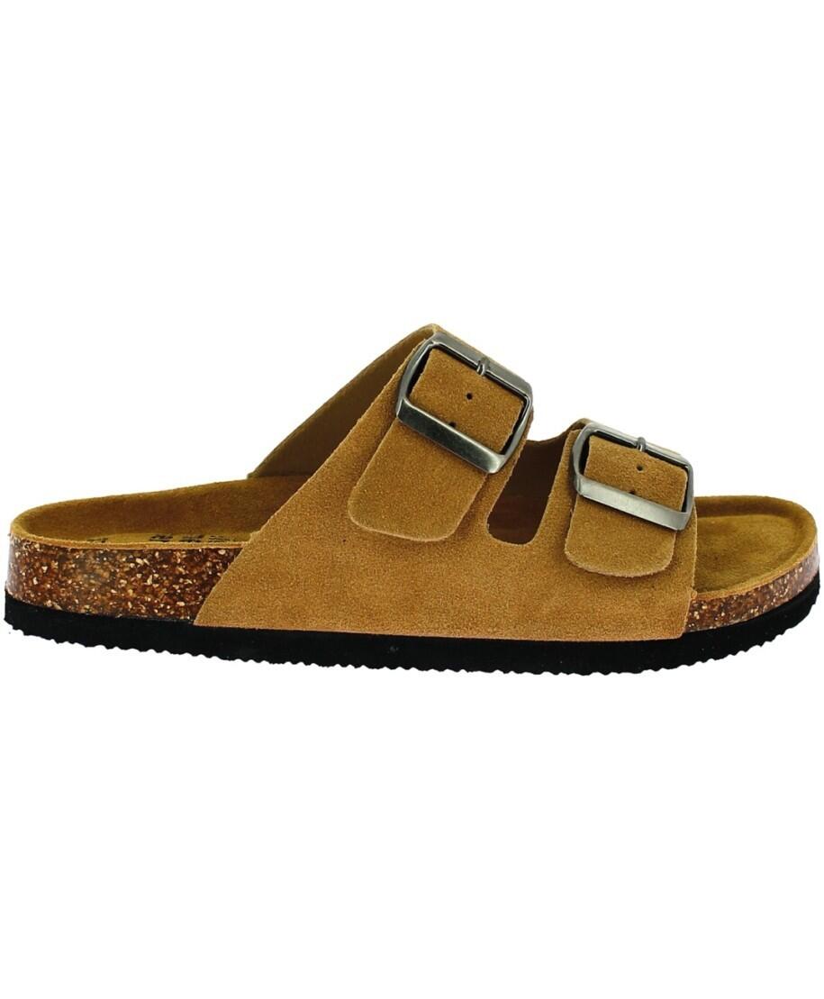 Sandales Cuir à 2 Brides Femme Elementerre Sandalma 41 Beige