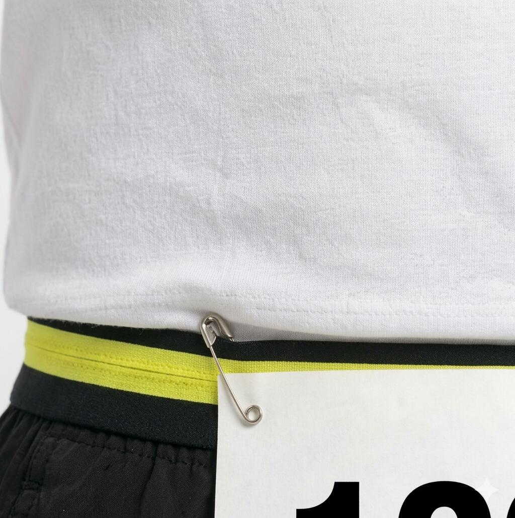 Zestaw agrafek do numerów startowych i użytku codziennego – 100 szt., 1,8 cm