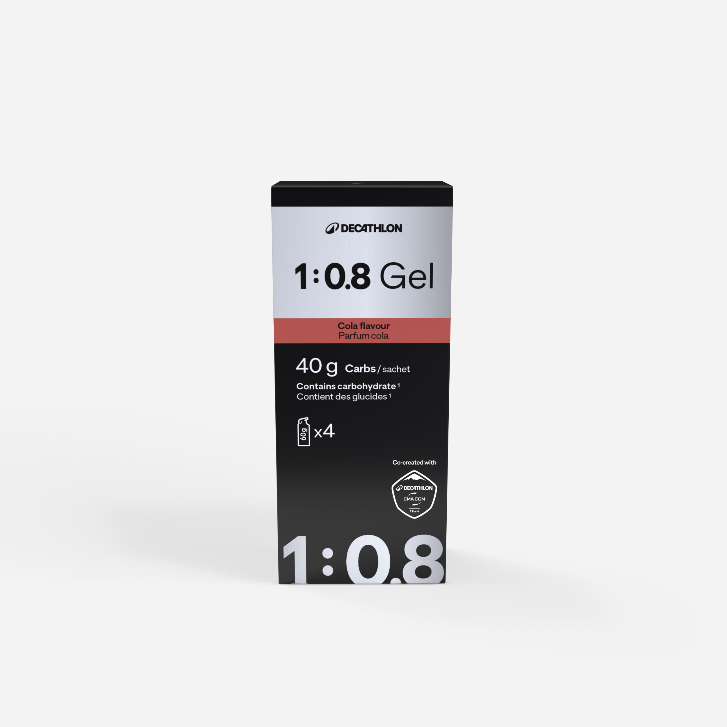 Żel 1:0.8 cola 4x45ml opracowany wspólnie z drużyną kolarską Decathlon CMA CGM
