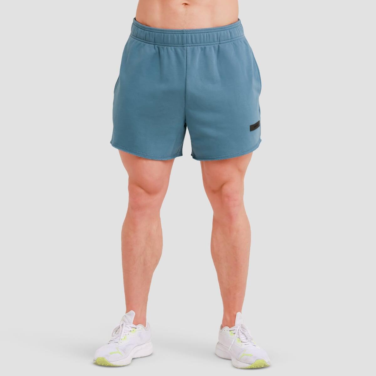 Szorty męskie fitness luźne niebieskie Unity