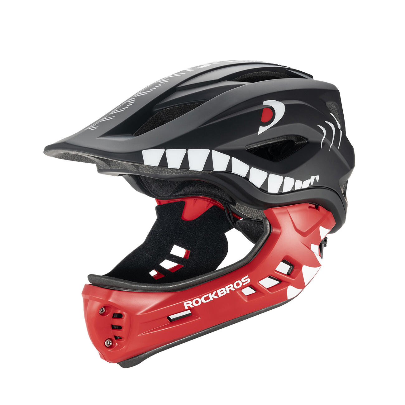 Kask rowerowy Rockbros dziecięcy z odpinana szczęką