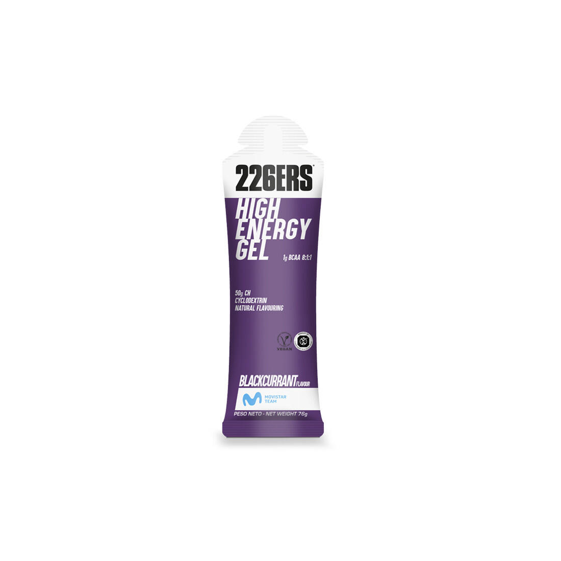 Żel energetyczny 226ers BCAA wysoka energia 76g czarna porzeczka