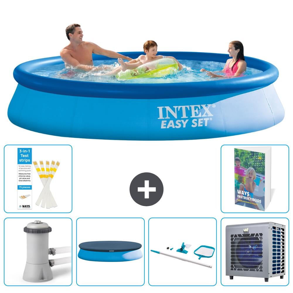 INTEX Basen Easy Set Okrągły - 366x76 cm - 7-częściowy S283
