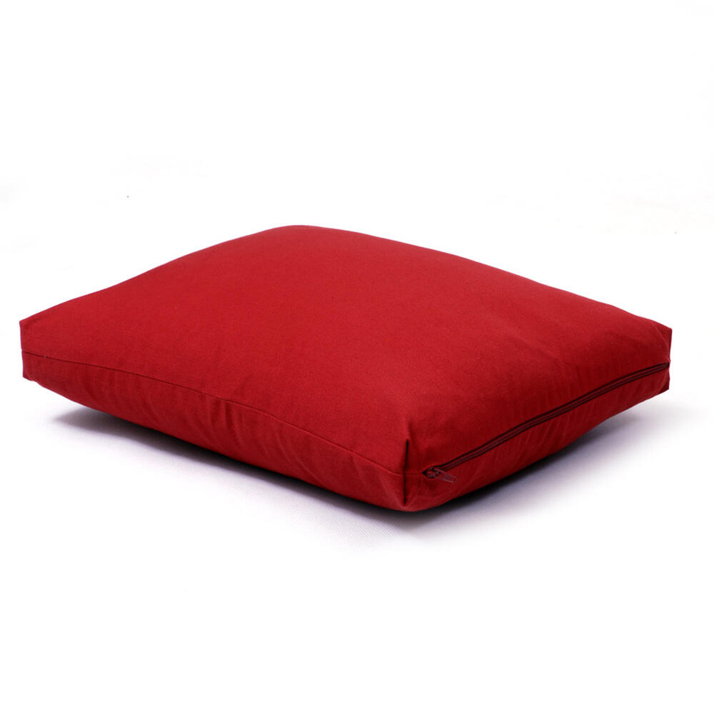 Poduszka Savasana do jogi, pod kark – bawełna organiczna i kapok, 40x30x4,5 cm