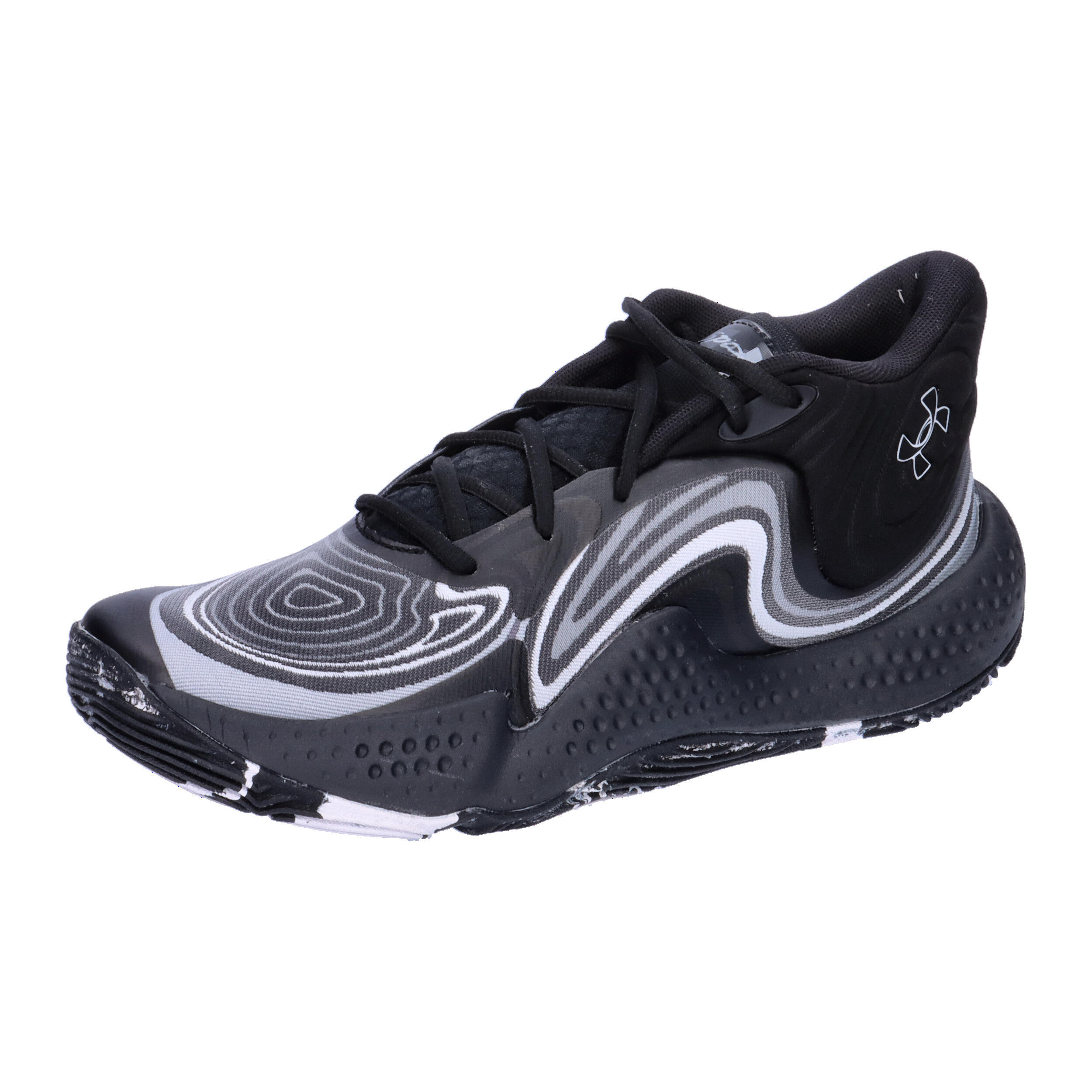 Chaussures de Basketball Under Armour Spawn 6 Mid Noir