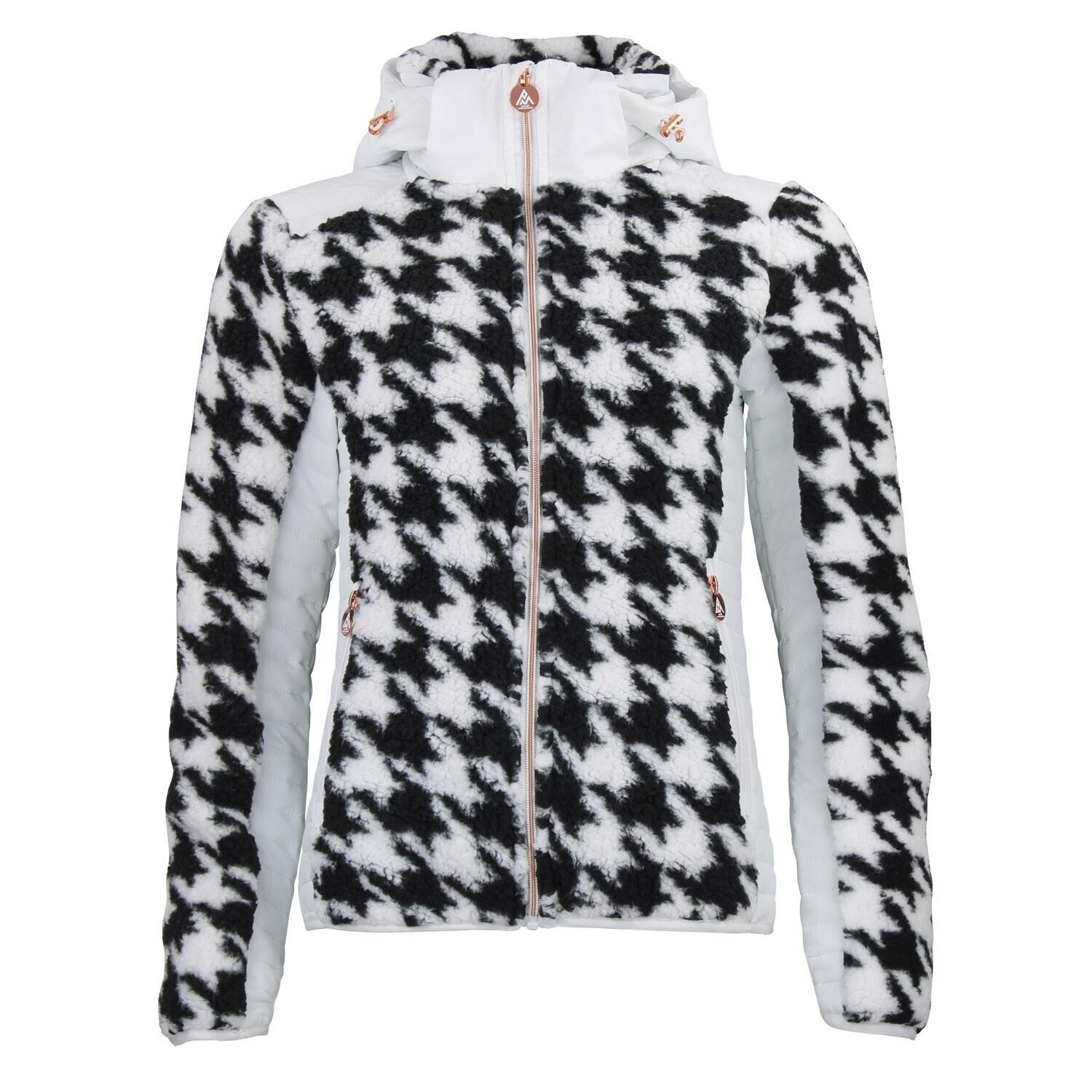 Kaptur polar z zippem dwumateriałowy z naszywką na piersi dla kobiet Peak Moun