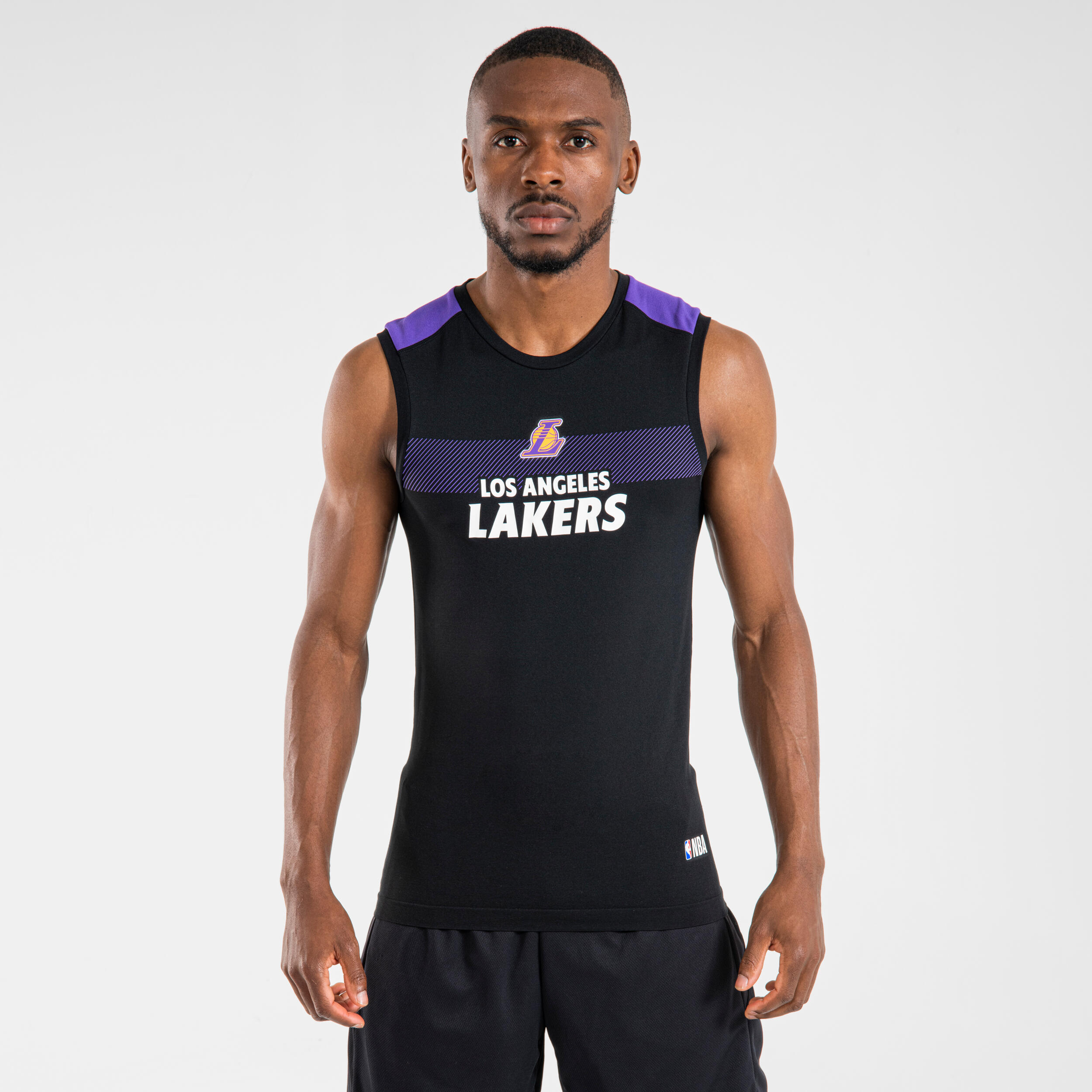 Podkoszulek do koszykówki bez rękawów unisex NBA Tarmak UT500 Los Angeles Lakers