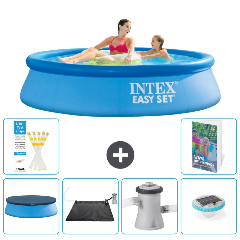 INTEX Basen Easy Set Okrągły - 244x61 cm - 7-częściowy S154