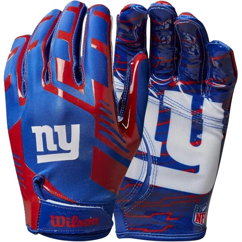 Gants de Football Américain Wilson NFL New York Giants Stretch Fit receveur