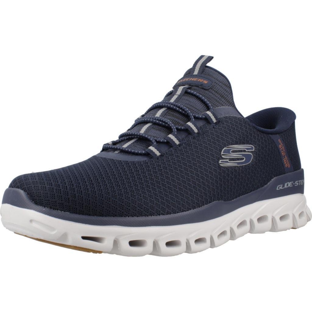 Buty SKECHERS SLIP-INS 233010S SUMMITS Niebieski