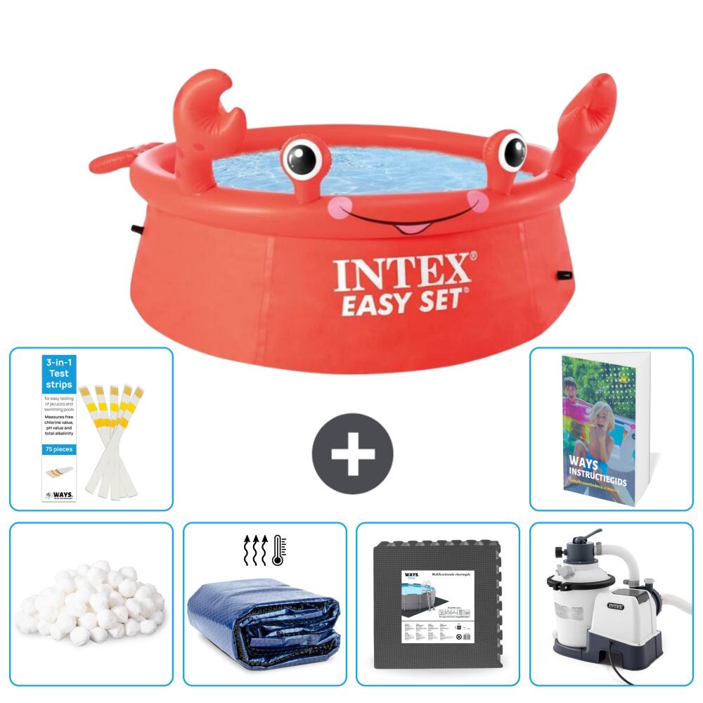 INTEX Basen Easy Set Okrągły - Krab - 183x51 cm - 7-częściowy S31
