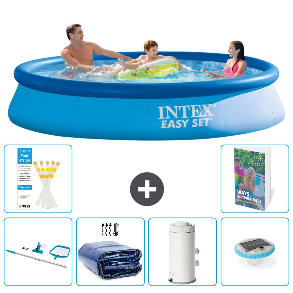 INTEX Basen Easy Set Okrągły - 366x76 cm - 7-częściowy S131
