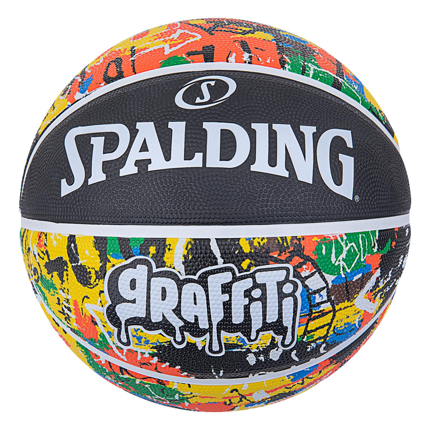 Piłka do koszykówki Spalding Rainbow Graffiti Rubber