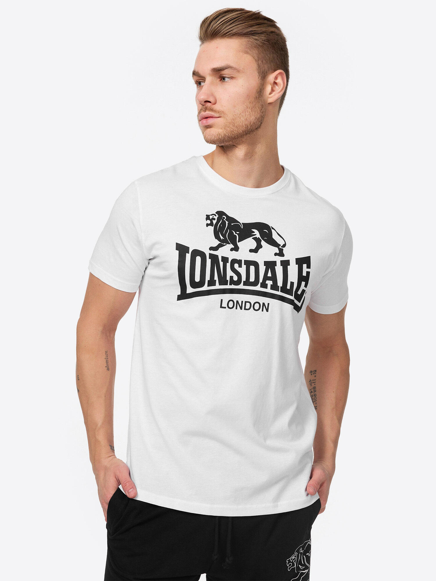 T-shirt o klasycznym kroju Lonsdale Logo