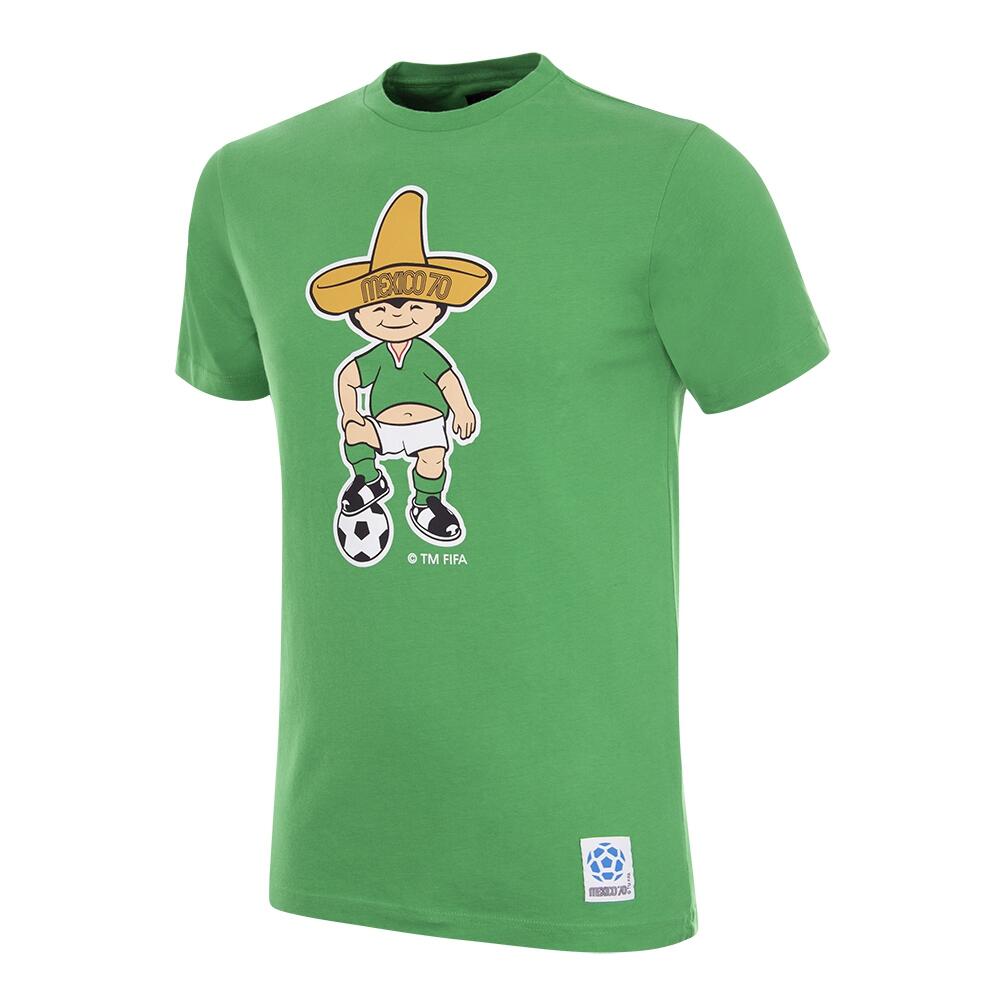 Koszulka - Dorosły - Mascote Juanito Campeonato do Mundo México 1970 - Zielony