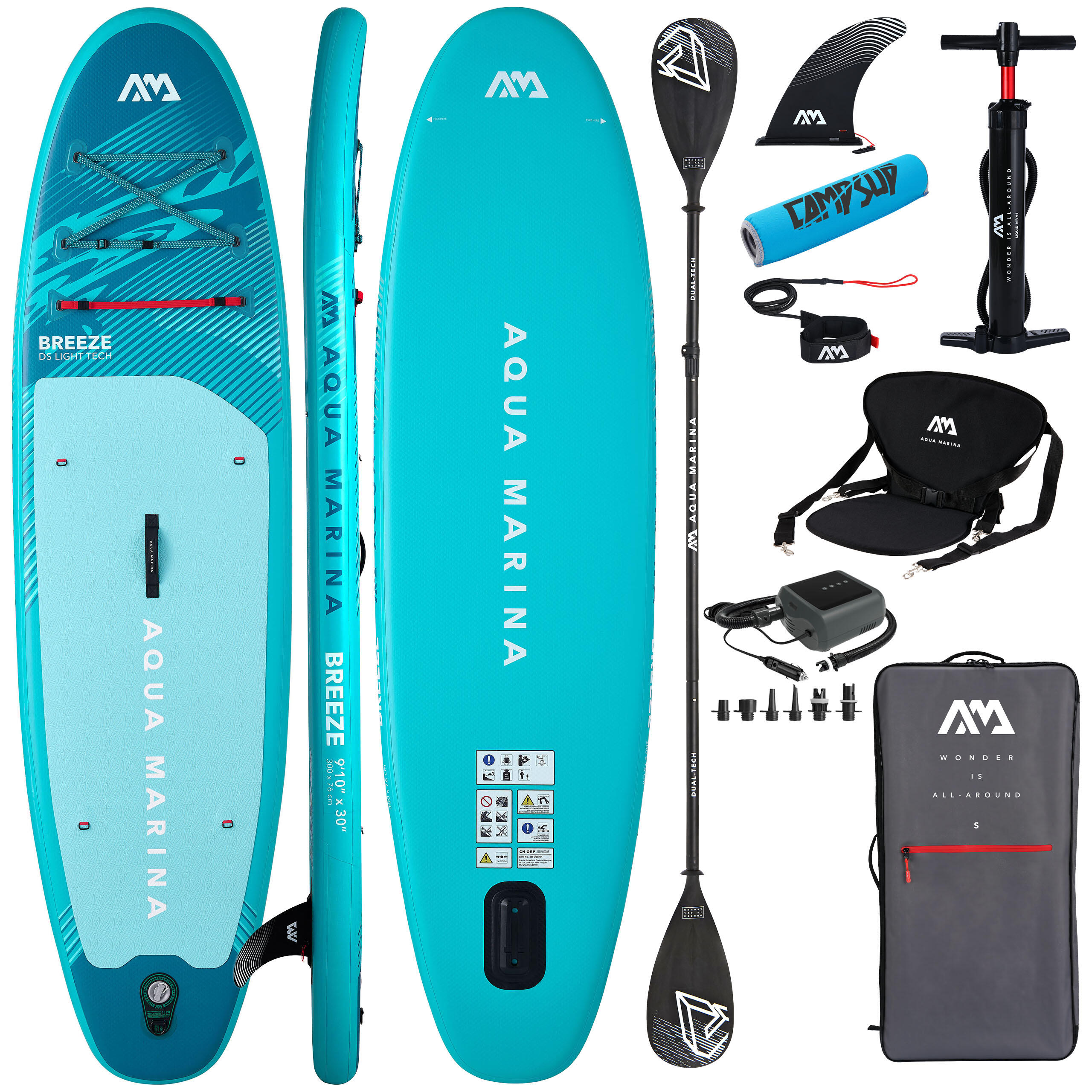 Deska SUP Pompowana Aqua Marina Breeze 9'10 300 cm 2026 + SUPER COMBO