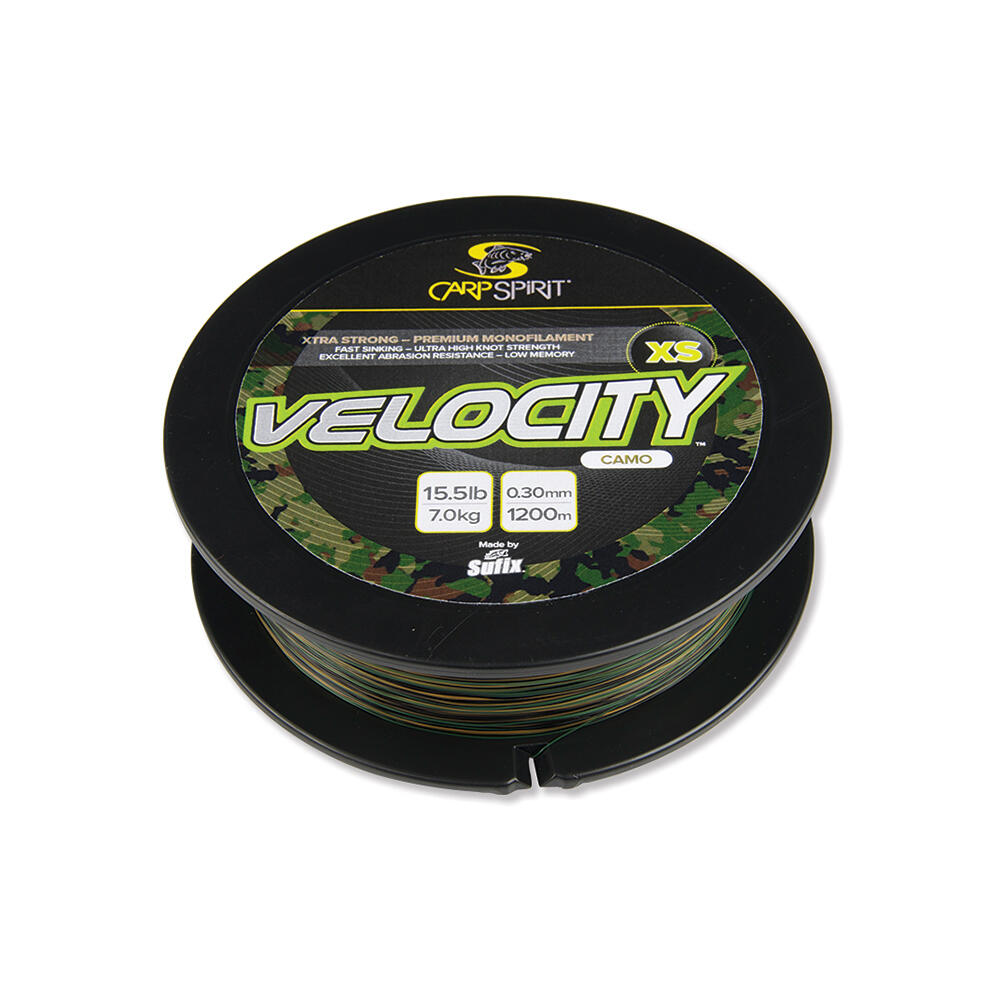 Monofilament Carp Spirit Velocity Camo 1200 m