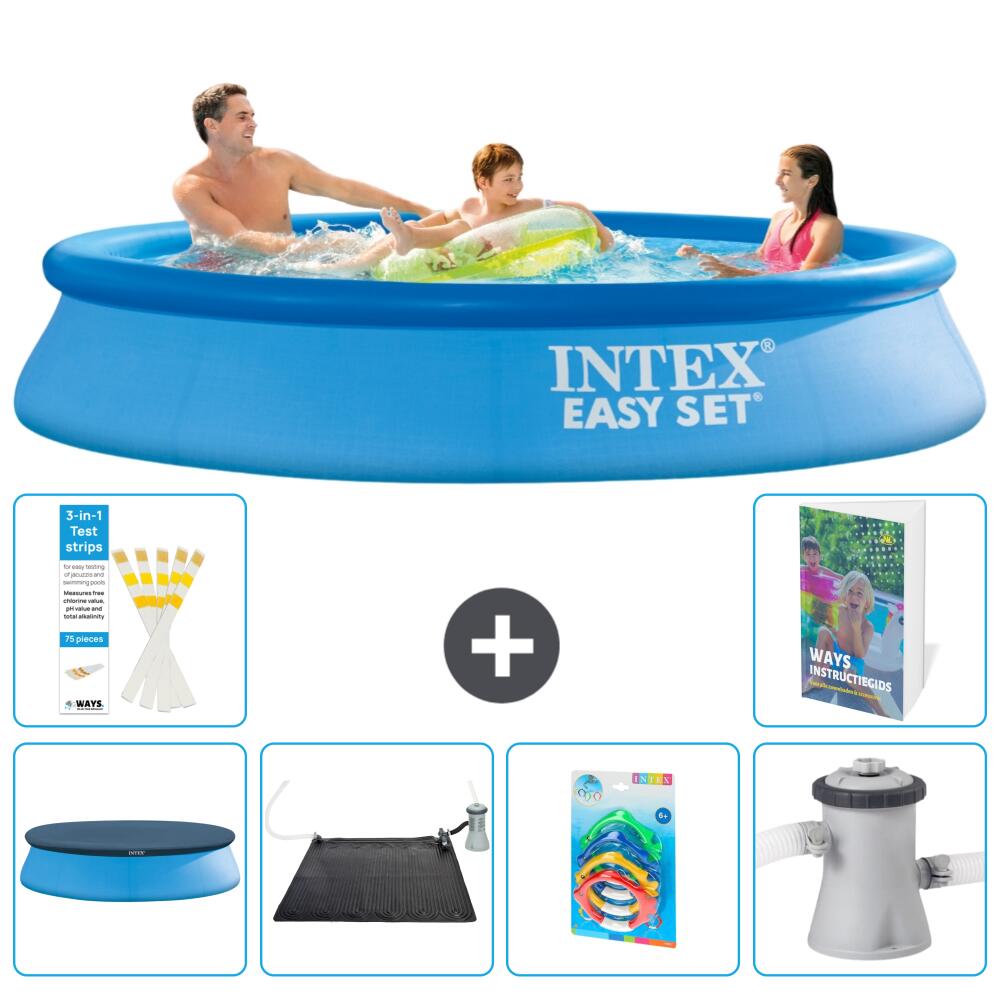 INTEX Basen Easy Set Okrągły - 305x61 cm - 7-częściowy S37