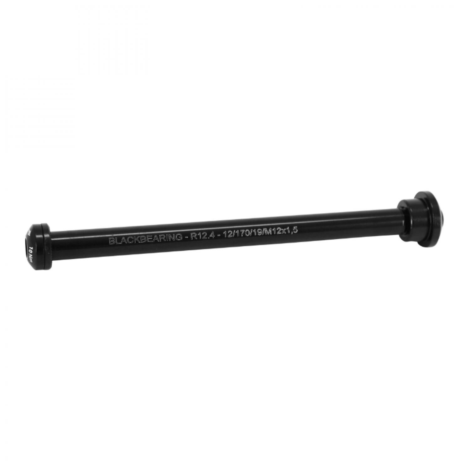 Oś koła Black Bearing 12 mm - 170 - M12x1,5 - 19 mm - R12.4