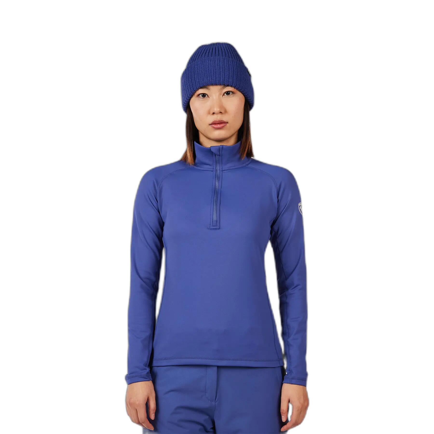 Kurtka narciarska 1/4 Zip damska Rossignol Stretch