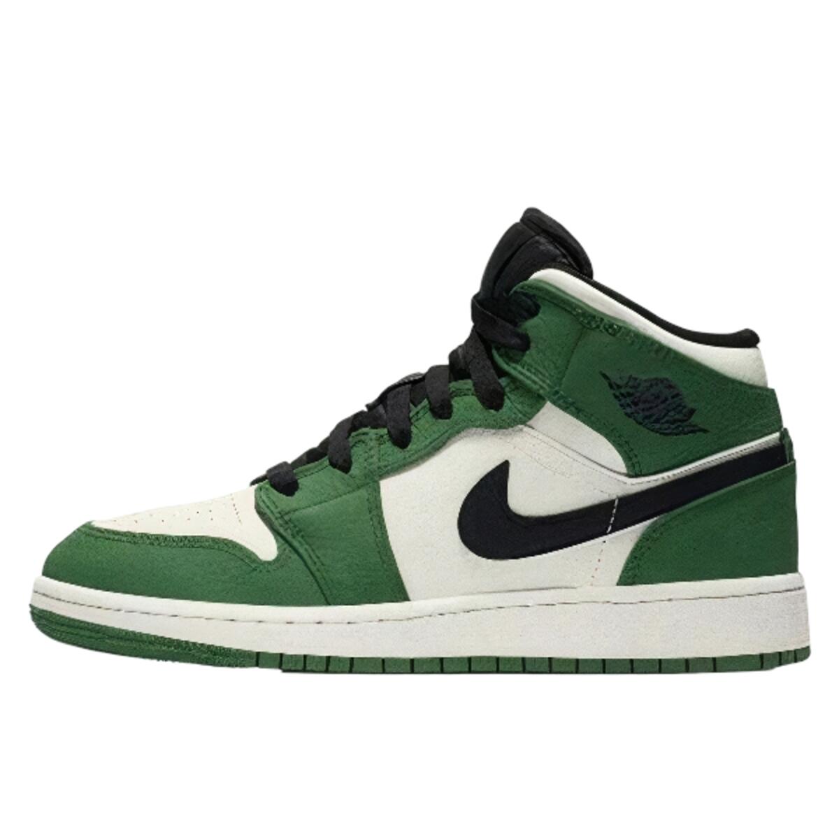 Air Jordan 1 Mid Pine Green