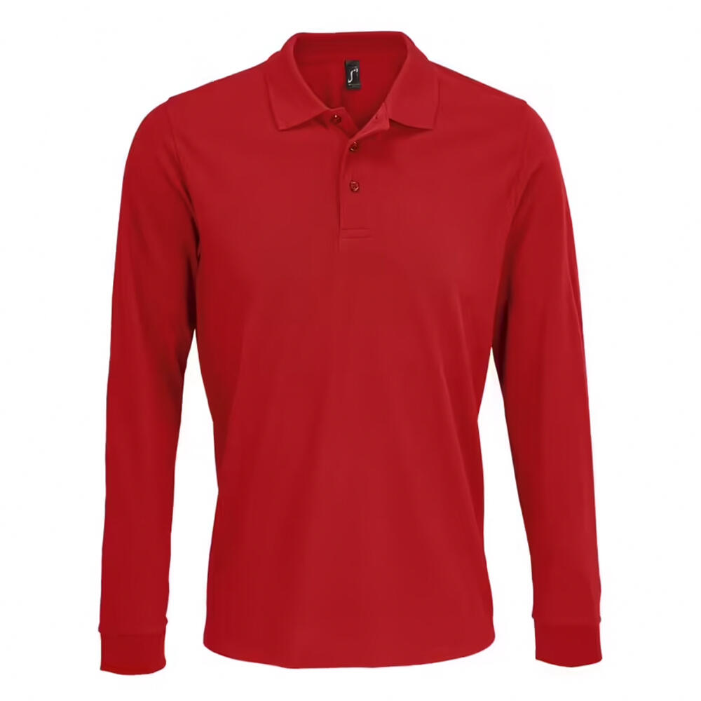 Koszulka Polo Z Długim Rękawem Dla Dorosłych Unisex Polycotton