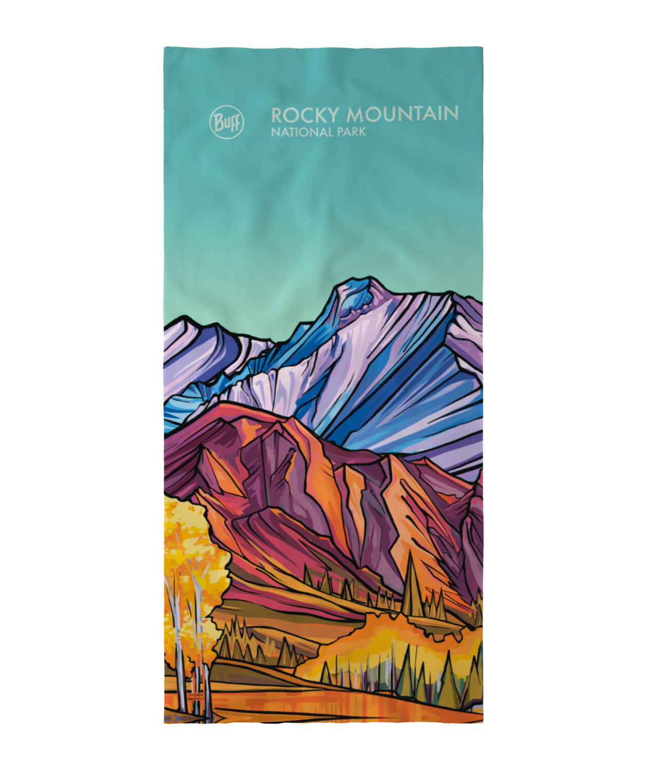 Bandana BUFF COOLNET UV® NATIONAL PARKS ROCKY MOUNTAIN