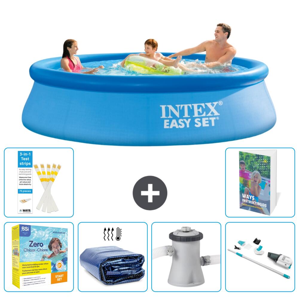 INTEX Basen Easy Set Okrągły - 305x76 cm - 7-częściowy S39
