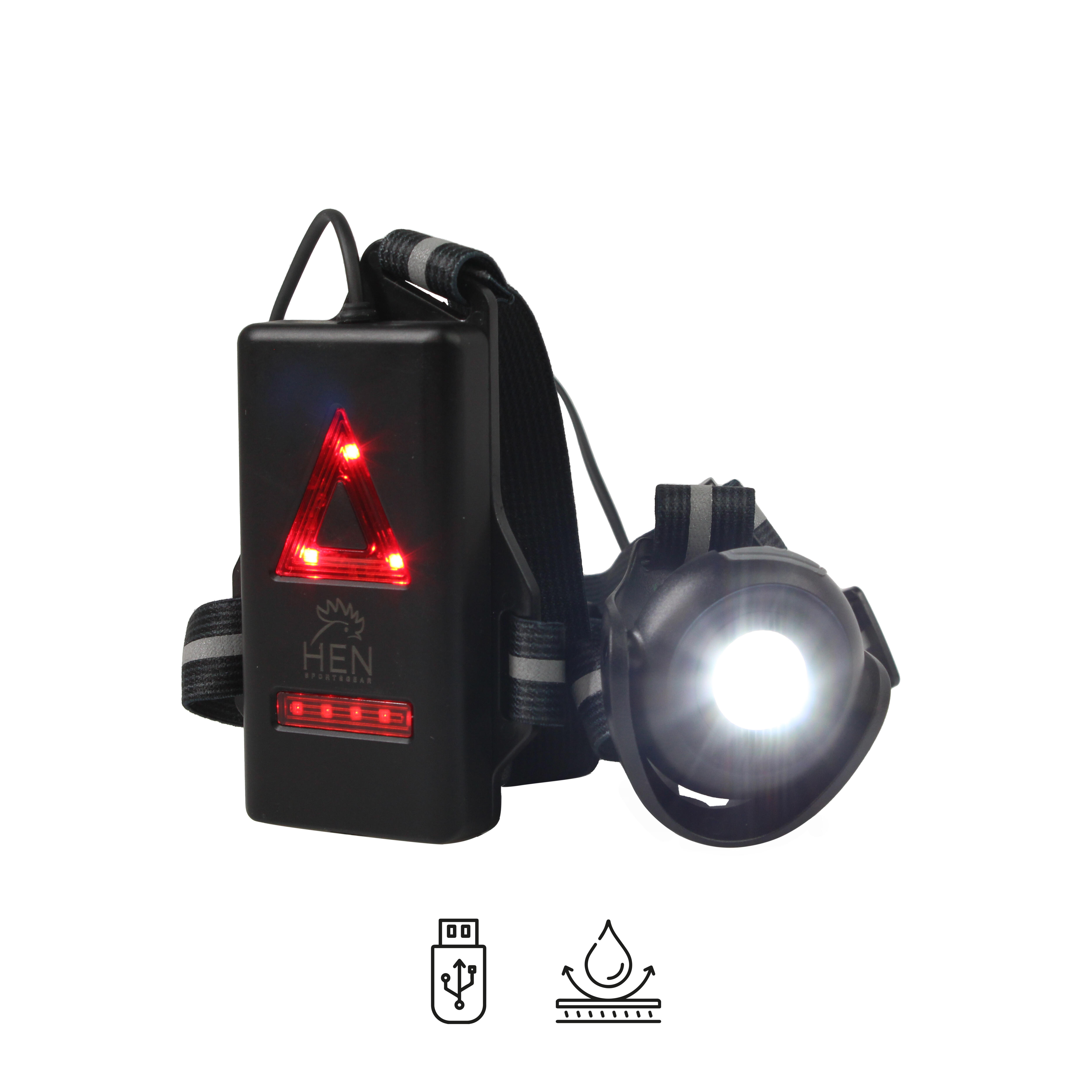 Hardloop Licht - Borstlamp 500 Lumen - USB Oplaadbaar - 2 Standen