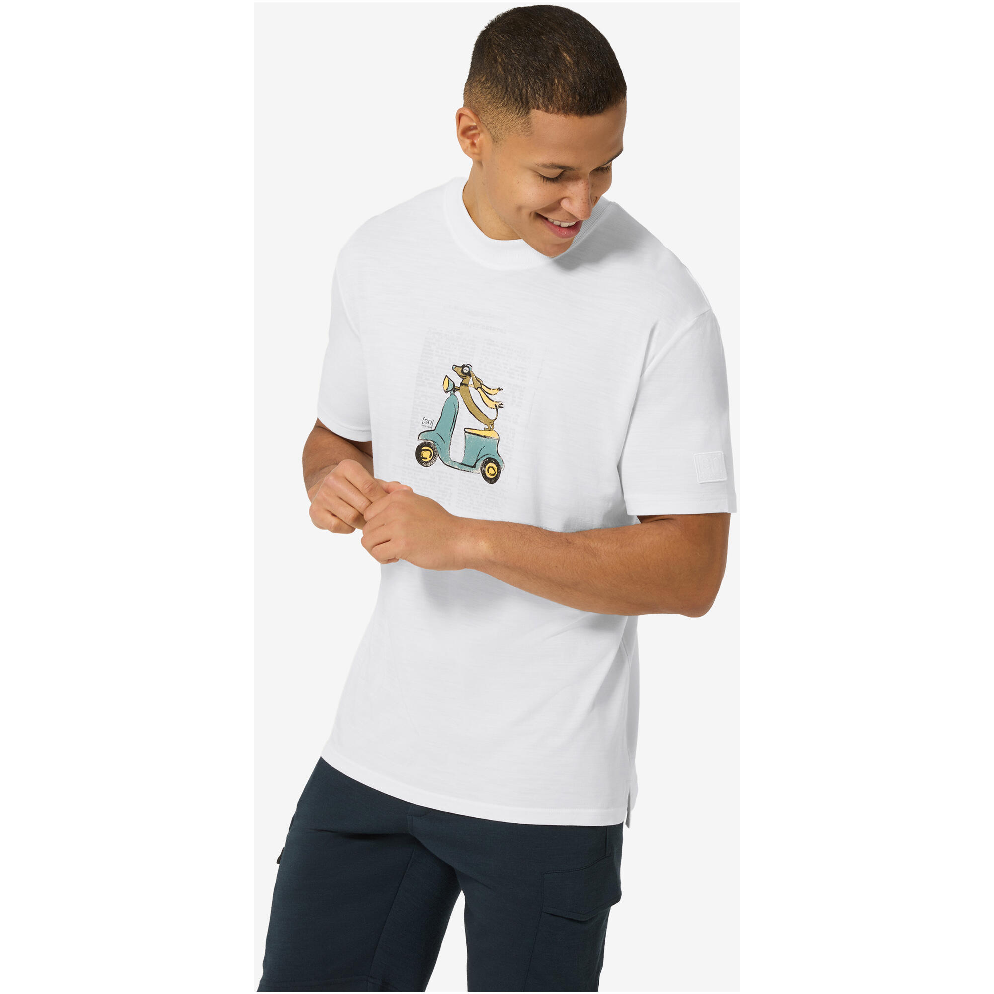 Koszulka męska SUPER.NATURAL M Racing Dachshund Bio J Tee