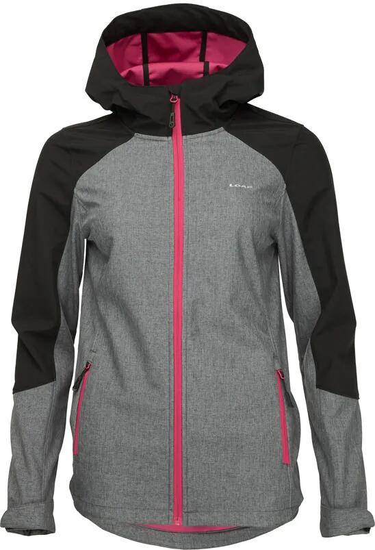 Damska kurtka softshell Loap Ladana szaro-czarna