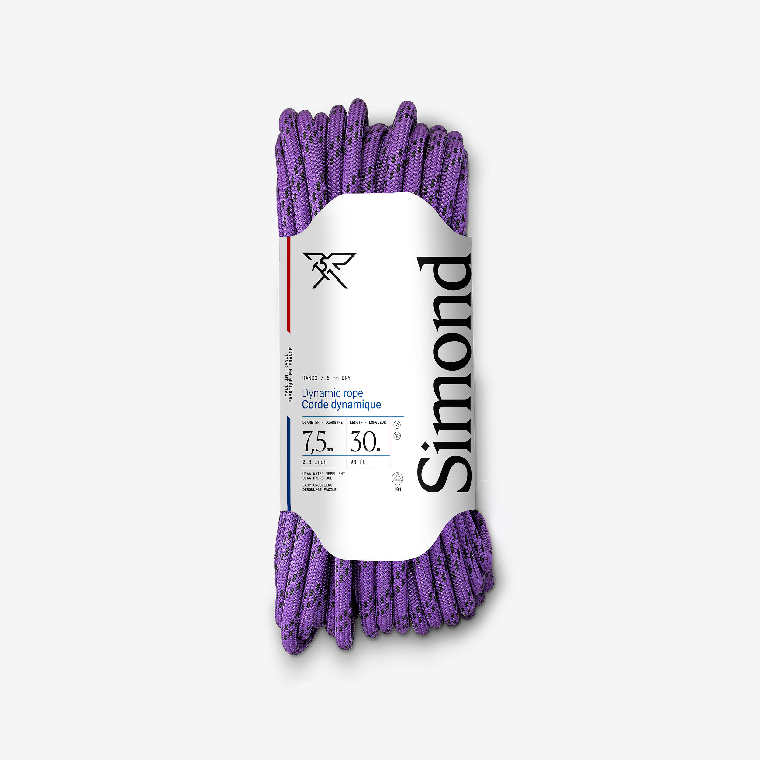 Lina połówkowa Simond Rando Dry 7,5 mm x 30 m