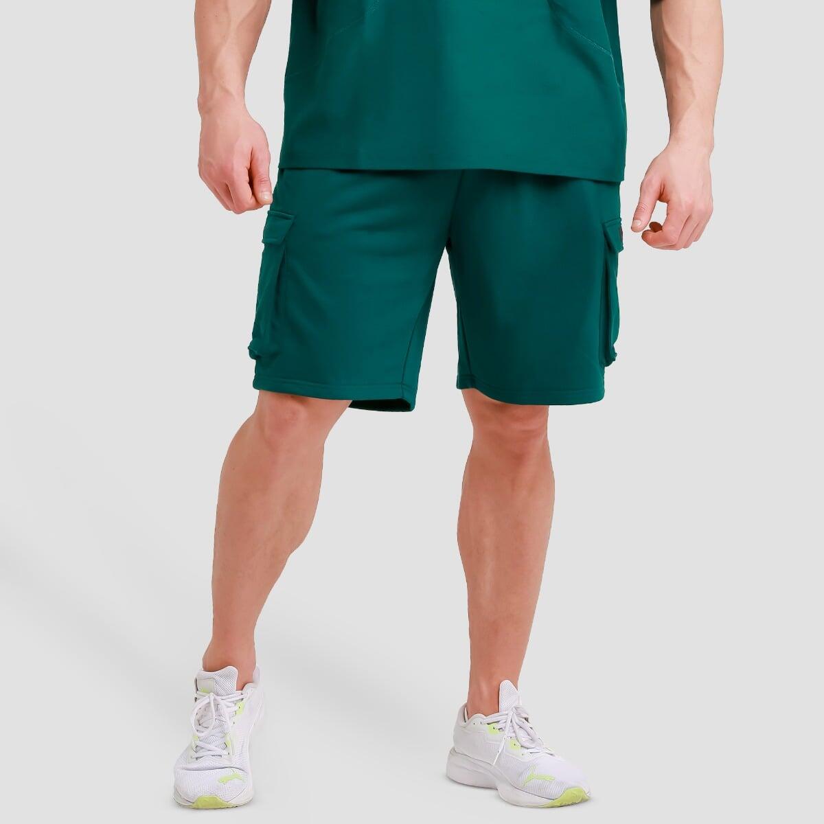 Szorty męskie fitness cargo regular Utility Green