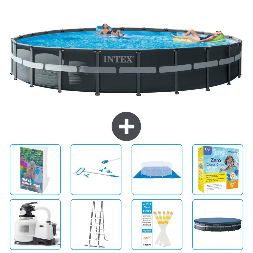 INTEX Basen Ultra XTR Okrągły - 732x132 cm - 9-częściowy S550