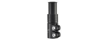 Adapter mostka Ahead Satori Up-4 z podkładkami dystansowymi - matowy czarny