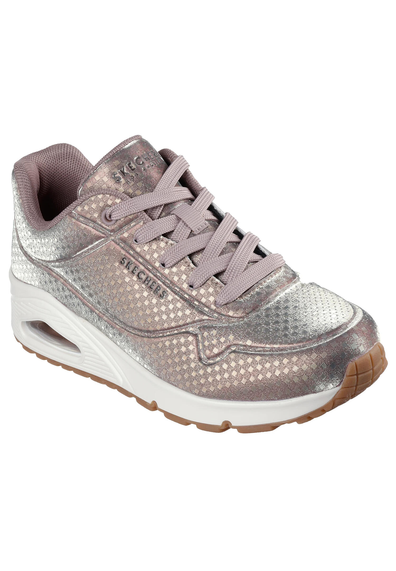 Baskets Femme Baskets Skechers 177162 Rose Argent Skechers
