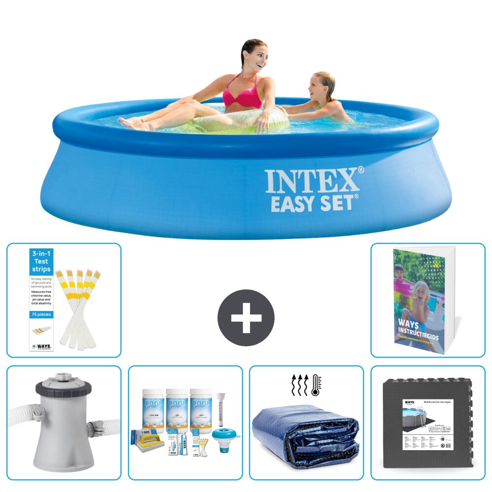 INTEX Basen Easy Set Okrągły - 244x61 cm - 7-częściowy S233