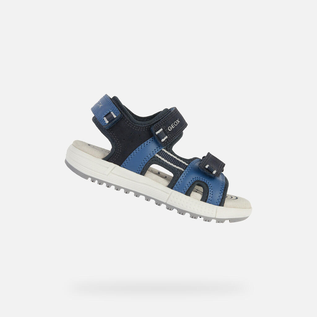 Sandały GEOX J SANDAL ALBEN Niebieski