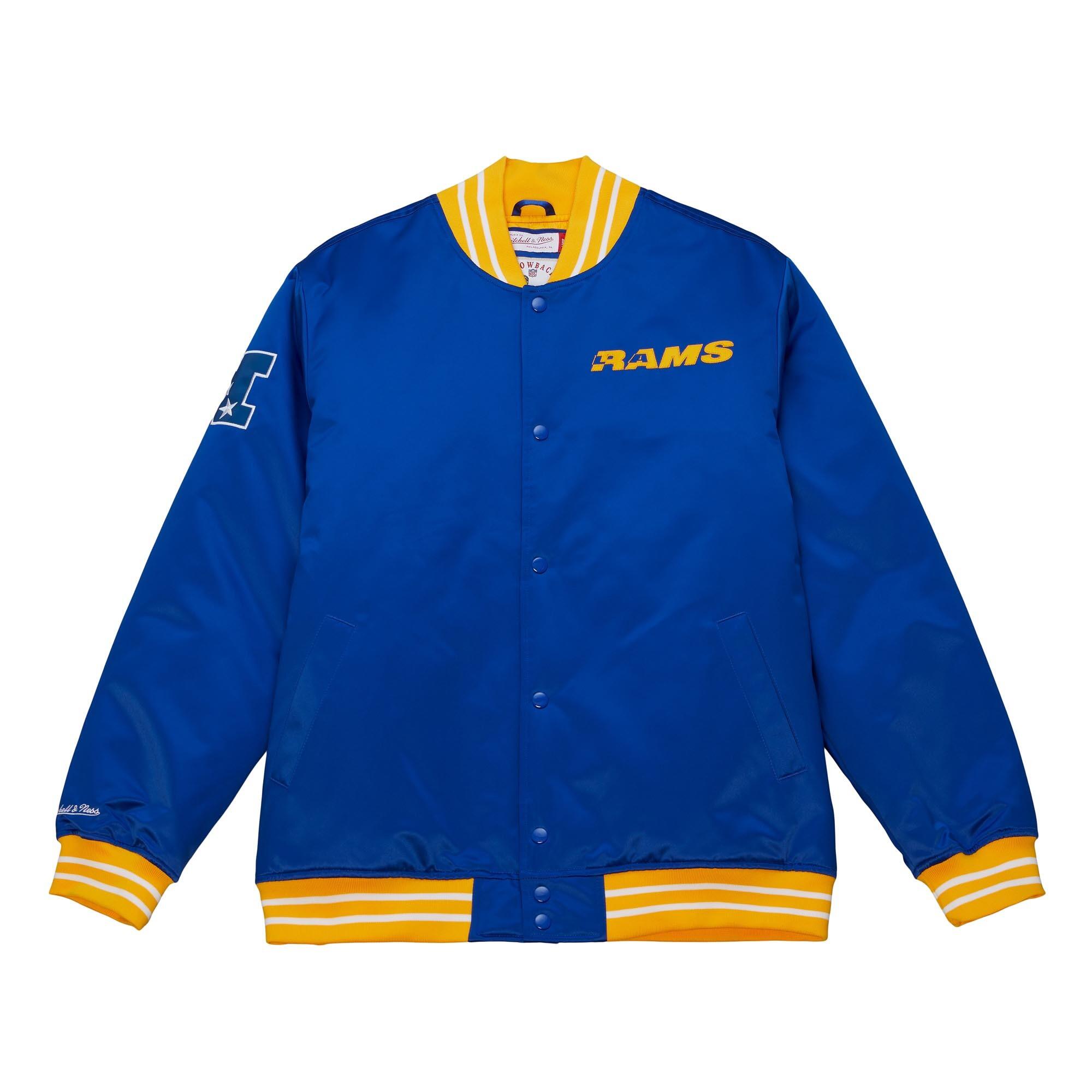 Gruba satynowa kurtka Los Angeles Rams