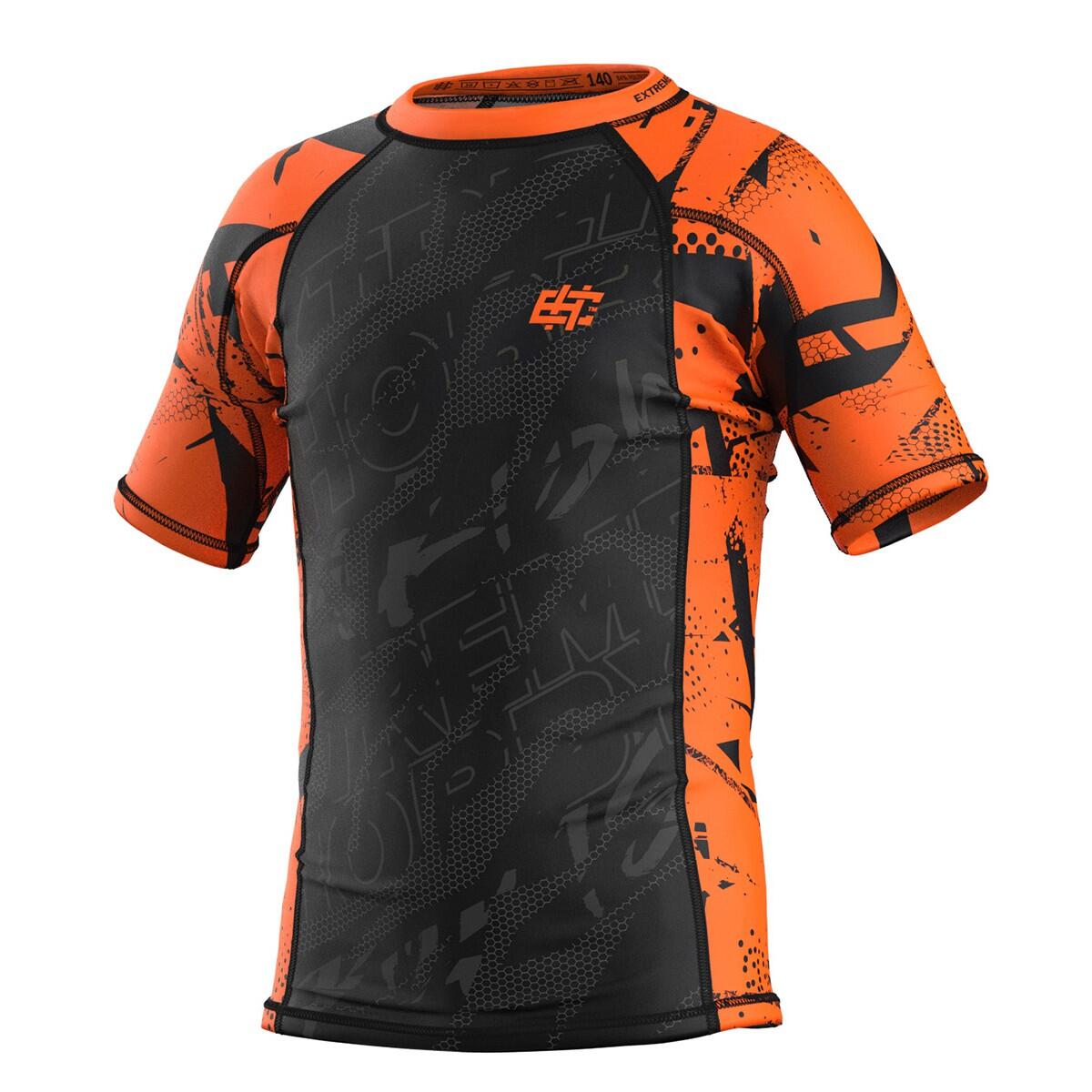 Rashguard dla dzieci do MMA z krótkim rękawem EXTREME HOBBY NEO