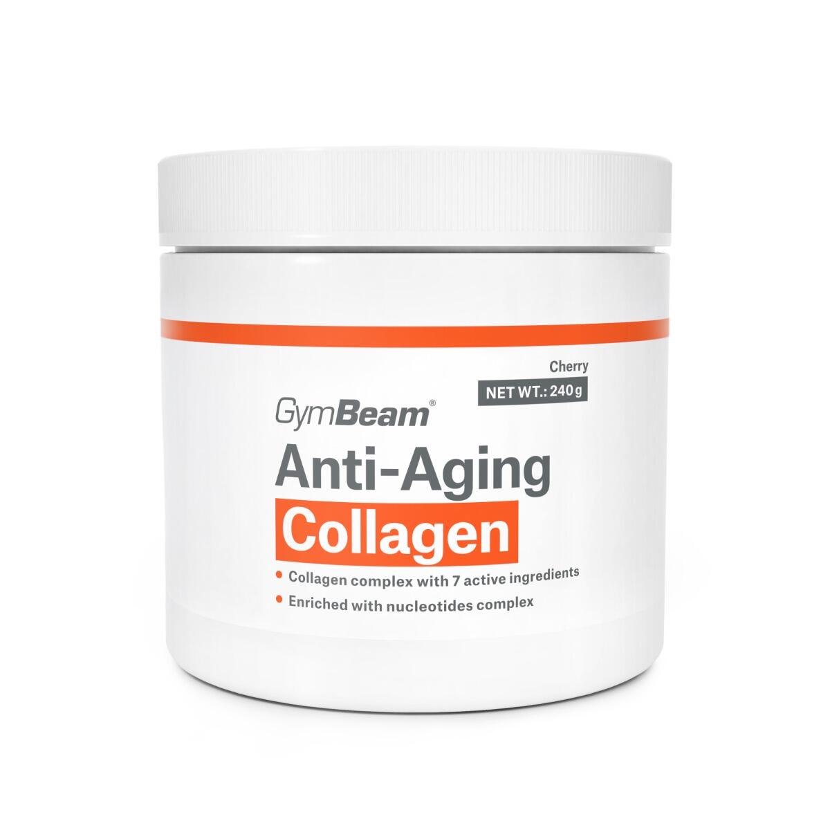 Kolagen Anti-Ageing proszek wołowy wiśnia 240 g