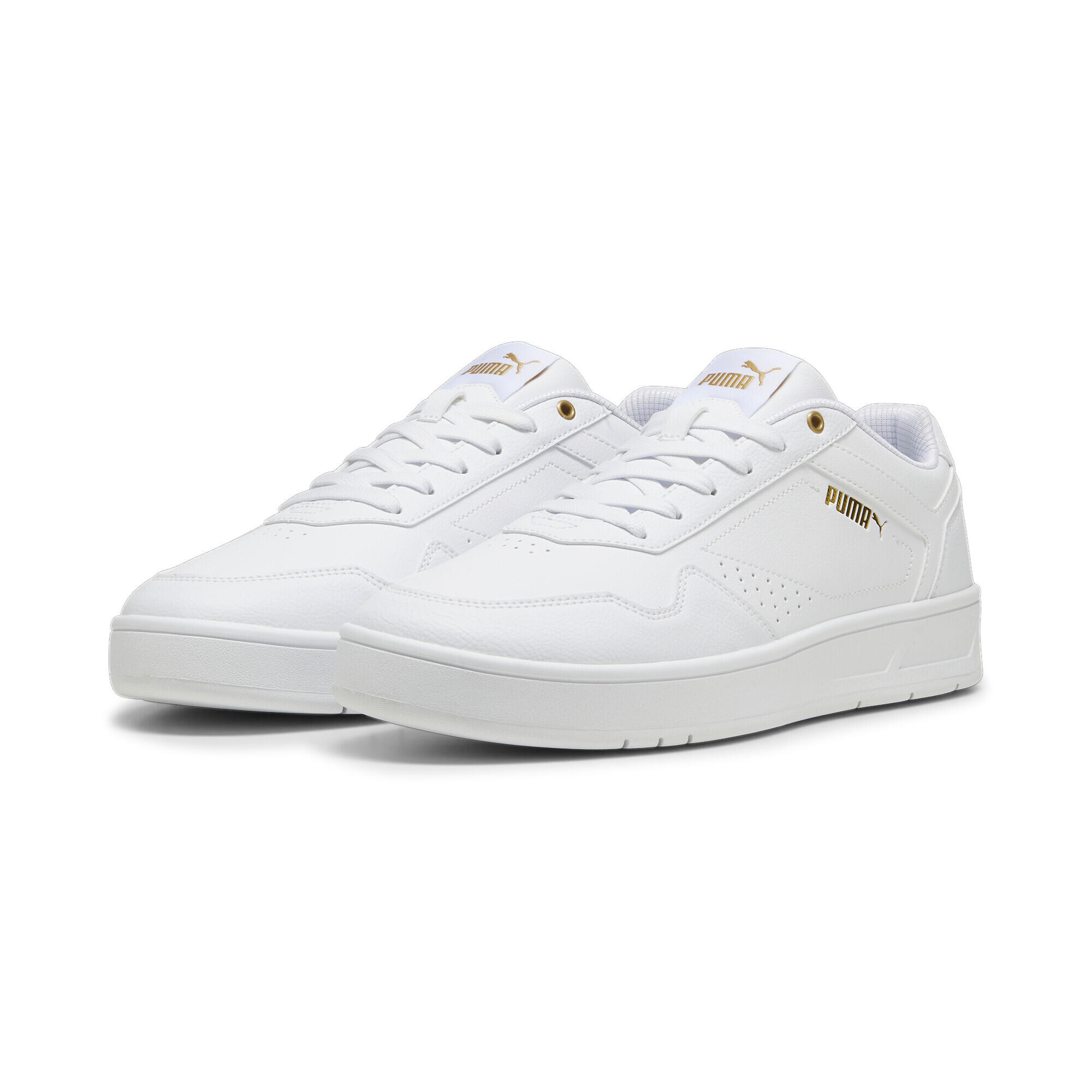 Sneakersy Court Classic PUMA White Gold